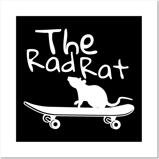 The Rad Rat Wall Art by Catchy Phase